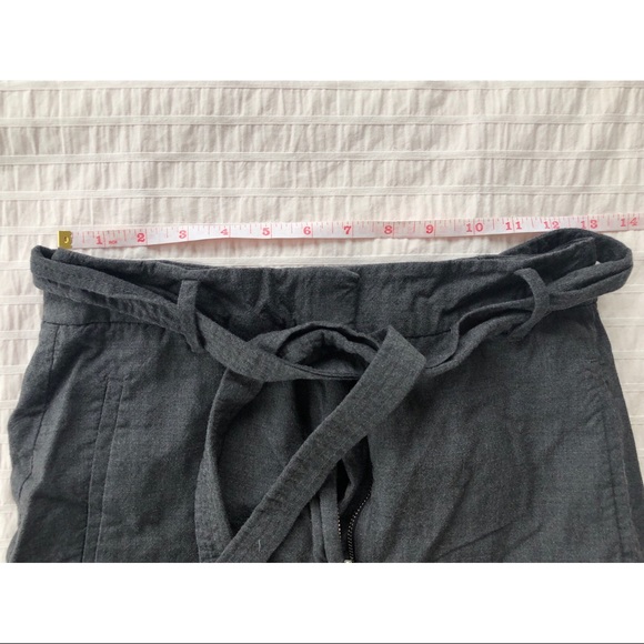 Wilfred High Waisted 3/4 Length Pants w Waist Tie - Picture 14 of 14